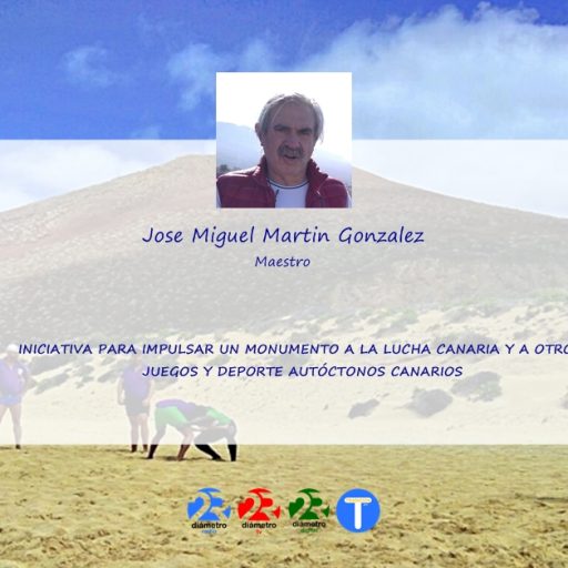 JOSE MIGUEL MARTIN GONZALEZ | Monumento a la lucha canaria y a otros juegos y deportes autoctonos canarios.